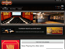 Tablet Screenshot of barrieuptowntheater.ca